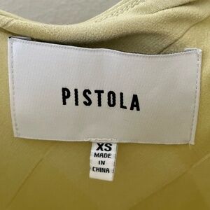 NWOT Pistola Light Green Citron MIDI Dress